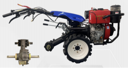 Shaft-Driven 4WD Direct-Mount Tiller (Model 186)